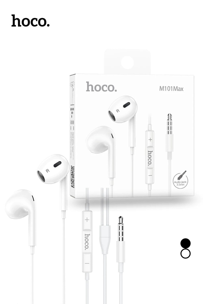 Hoco M101 Max | Crystal grace wire-controlled earphones with microphone ...